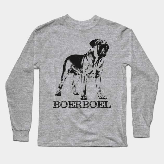 Boerboel - South African Mastiff Long Sleeve T-Shirt by Nartissima